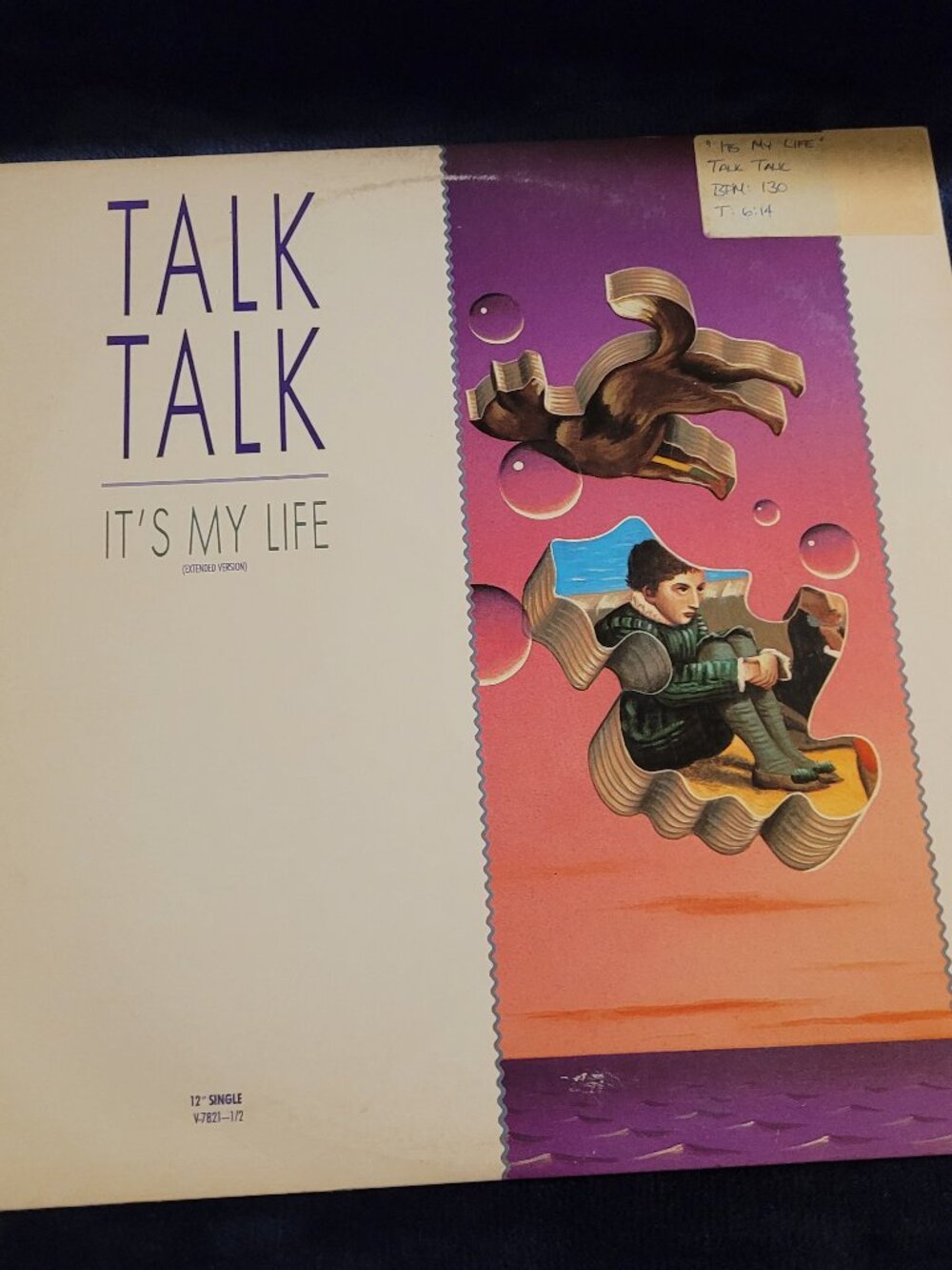 Talk Talk It’s My Life Extended Version 12-Inch Vinyl 1984 Synth-Pop James Marsh